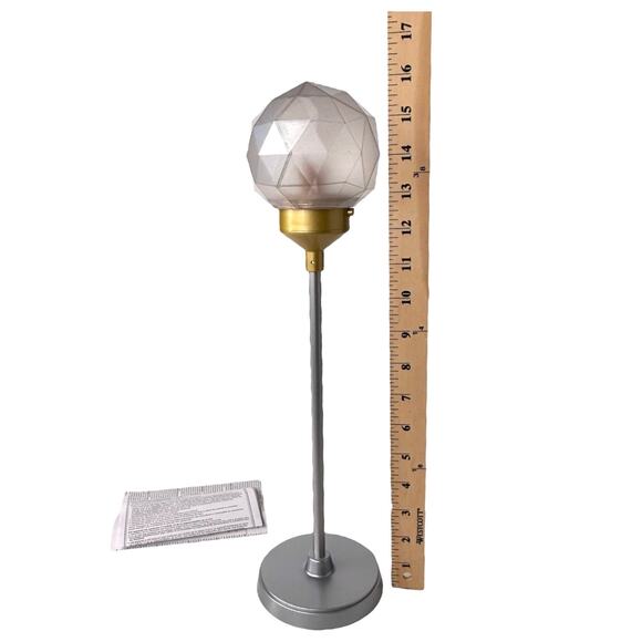 American Girl FLOOR LAMP 16" Community Center Doll Accessory Globe Lights Up NEW - Picture 8 of 10